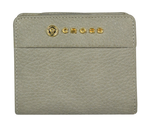 Womens small flap zip wallet with ID window