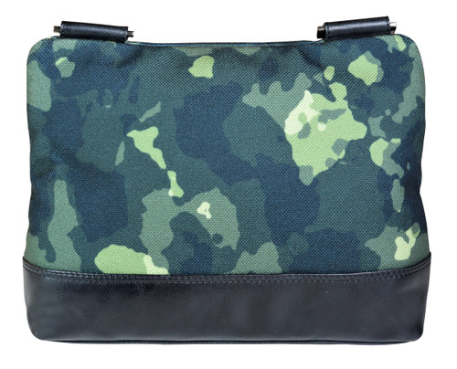 Canvas Army Green-Black Tote Bag