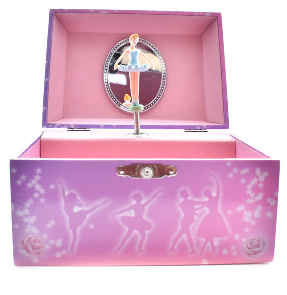 Jewellery box girl with spinning ballerina musical