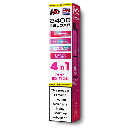 ivg refills 2400 IVG 2400 Pink Edition Pod Refills | Low Wholesale Prices