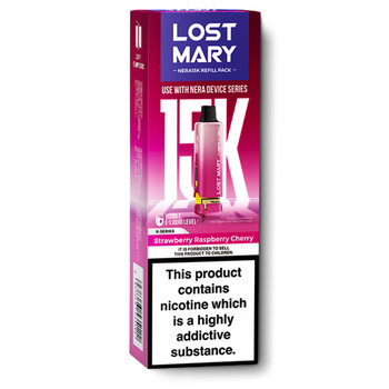 Lost Mary Nera 15K Refill Pod Strawberry Raspberry Cherry