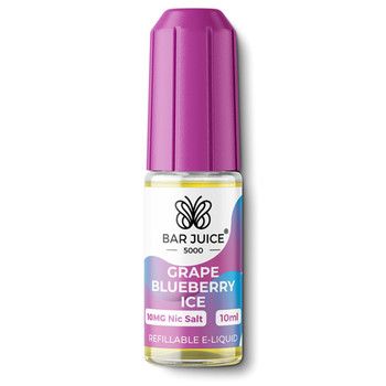 Bar Juice 5000 nic salt Grape Blueberry Ice flavour