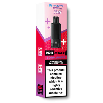 Hayati Pro Max + prefilled pods strawberry raspberry ice flavour