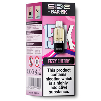 SKE Bar 15K prefilled pods fizzy cherry flavour