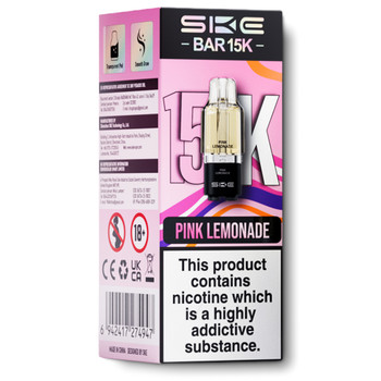 SKE Bar 15K prefilled pods pink lemonade flavour