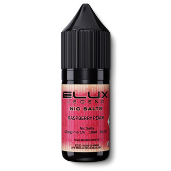 Elux Legends Raspberry Peach flavour nic salt bottle