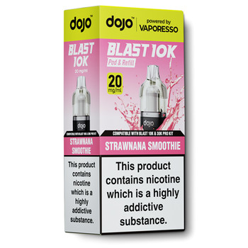 Dojo Blast 10K Strawnana Smoothie Pod and Refill