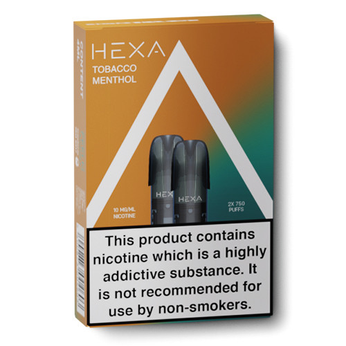 Hexa Tobacco Menthol Pods 3.0