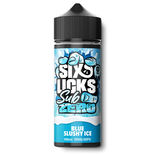 Six Licks Sub Zero Blue Slushy Ice 100ml