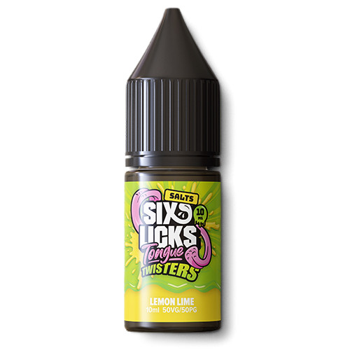 Six Licks Tongue Twisters Lemon Lime Salts