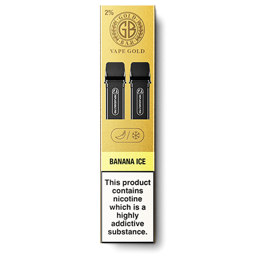 Vape Gold Gold Bar Prefilled Pods - Banana Ice