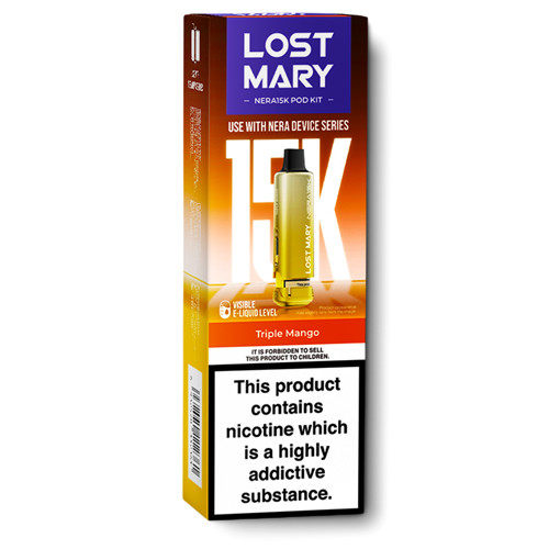 Lost Mary Nera 15K Refill Pod Triple Mango Lost Mary Nera 15K Refill Pod Triple Mango
