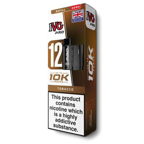 IVG Pro 12 Refill Pod Tobacco IVG Pro 12 Refill Pod Tobacco