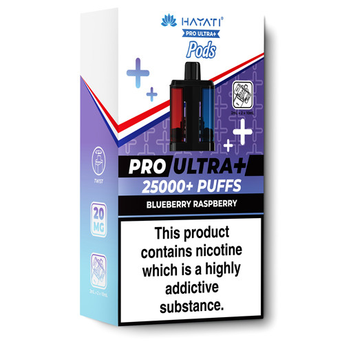 Hayati Pro Ultra+ Refill Pods Blueberry Raspberry Hayati Pro Ultra+ Refill Pods Blueberry Raspberry