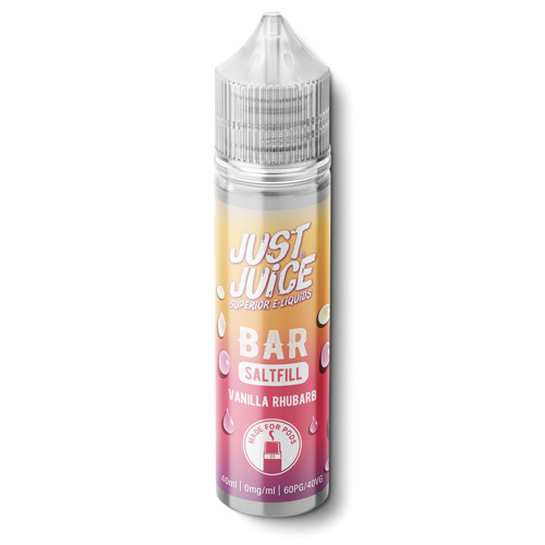 Just Juice Bar Saltfill Vanilla Rhubarb