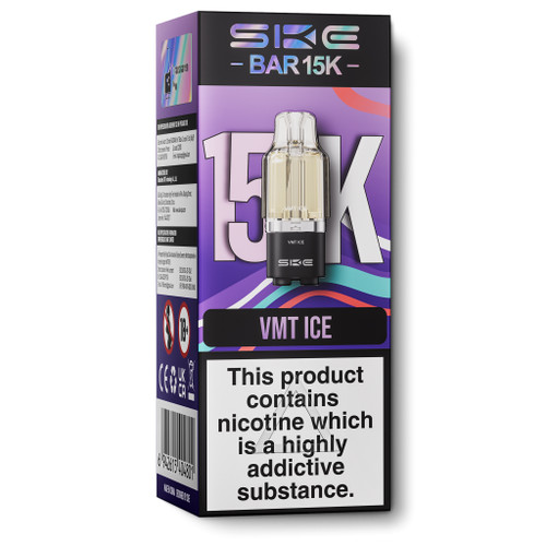 Bar 15K Prefilled Pods VMT Ice flavour