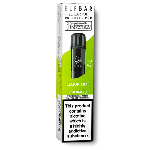 Elf Bar 600 - Lemon Lime - Prefilled Pods