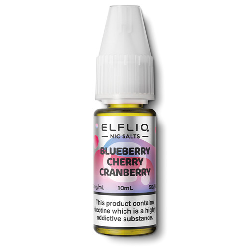 ElfLiq nic salts Blueberry Cherry Cranberry flavour