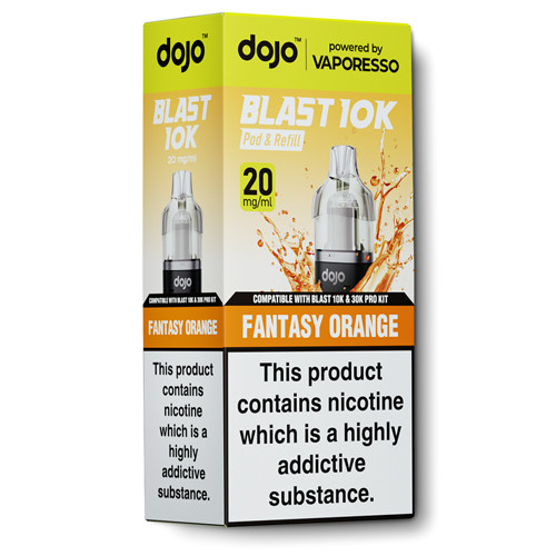 Dojo Blast 10K Fantasy Orange Pod and Refill