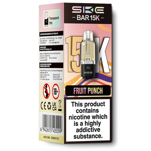 SKE Bar 15K Prefilled Pods Fruit Punch