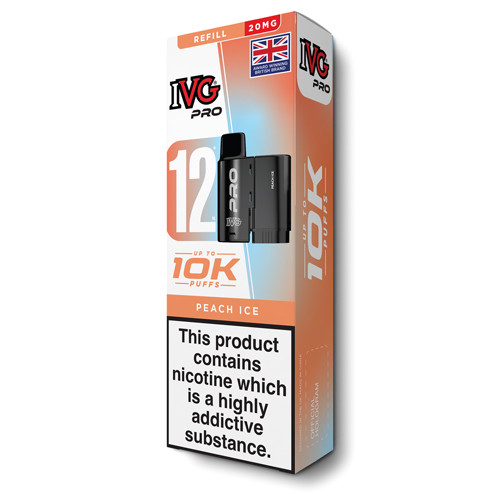 IVG Pro 12 Peach Ice Refill Pod