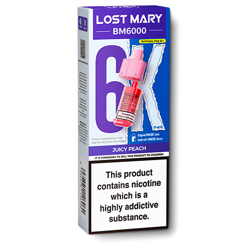 Lost Mary BM6000 Juicy Peach Prefilled Pods