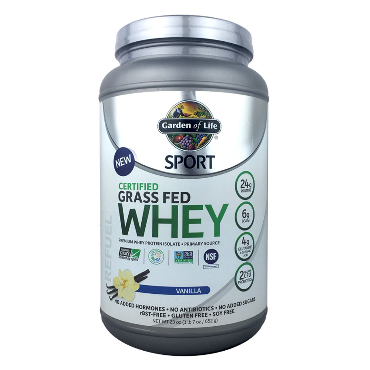SPORT Grass-Fed Whey Protein - Vanilla Flavor - Nutrimart