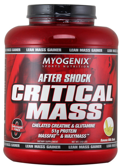 Myogenix After Shock Critical Mass, Banana Milk Shake - 5.62lbs — Nutrimart