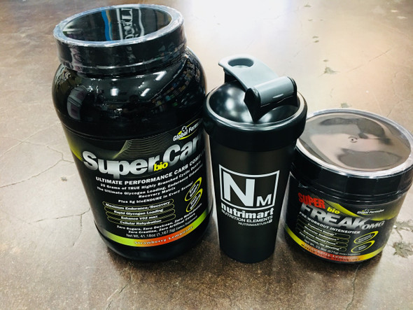 bio Carb & bio FREAK OMG - FREE Blender Bottle — Global Formulas — Nutrimart