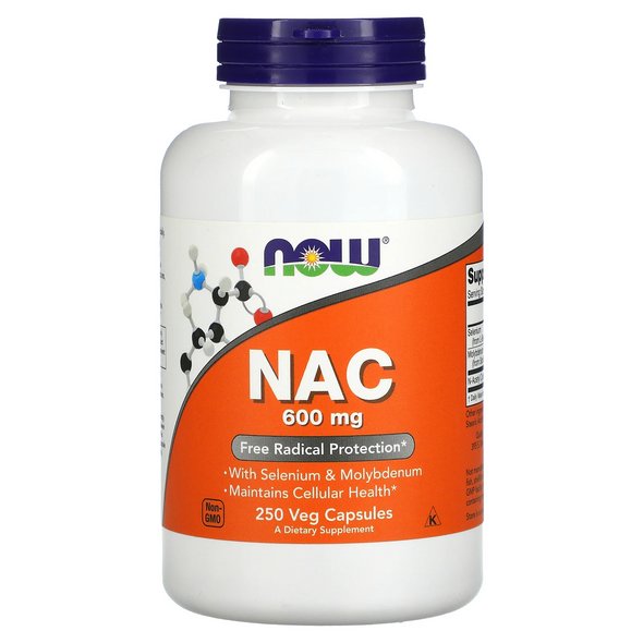 NAC Now 600 mg 250caps — Nutrimart