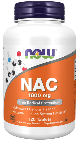 NAC Now 1000 mg 120 tablets — Nutrimart