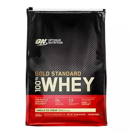 Gold Standard 100% WHEY - 10 LBS Vanilla Ice Cream — Optimum Nutrition — Nutrimart