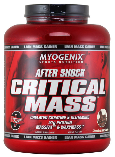 Myogenix After Shock Critical Mass, Chocolate Milk Shake - 5.62lbs