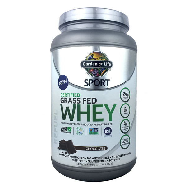 SPORT Grass-Fed Whey Protein - Chocolate Flavor — GARDEN OF LIFE — Nutrimart