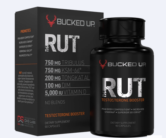 RUT Testosterone Booster - [Free Bucked Up Shaker] — Nutrimart