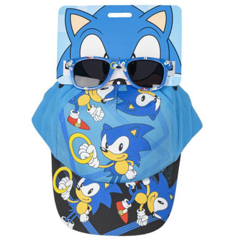 Sonic the Hedgehog Set Cap & UV Sunglasses