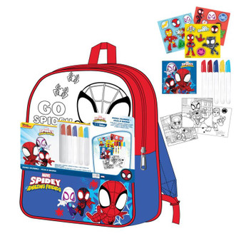 Marvel Spidey Amazing Friends DIY Backpack Set