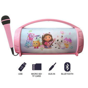Gabby's  Dollhouse Illuminated Bluetooth Speaker & Microphone