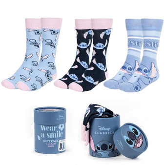 Adult Disney Stitch 3 Pack Socks
