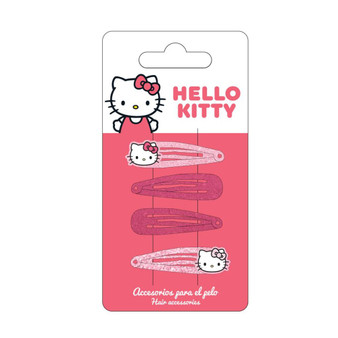 Hello Kitty 4 Pack Hair Clips