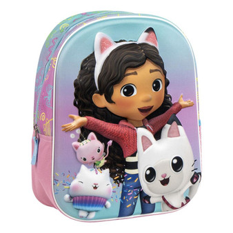 Gabby's Dollshouse 3D Backpack 31cm