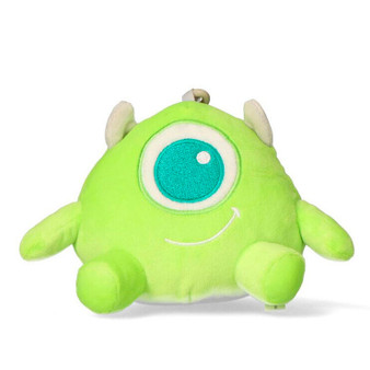 Pixar Disney Monstruos S.A. Mike Wazowski Plush Keychain