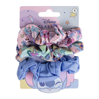 Disney Stitch  3 Scrunchies Set