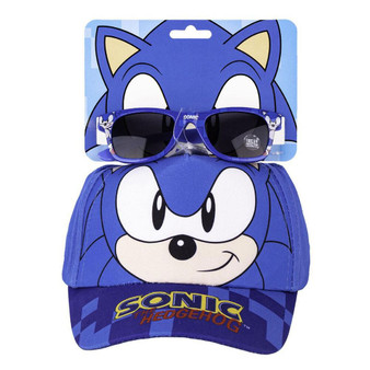 Sonic The Hedgehog Cap & Sunglasses Set