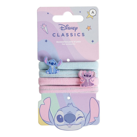 Disney Angel & Stitch 4 Scrunchie Set