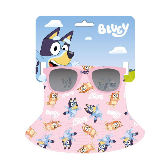 Bluey Fisher Hat & UV Sunglasses Set