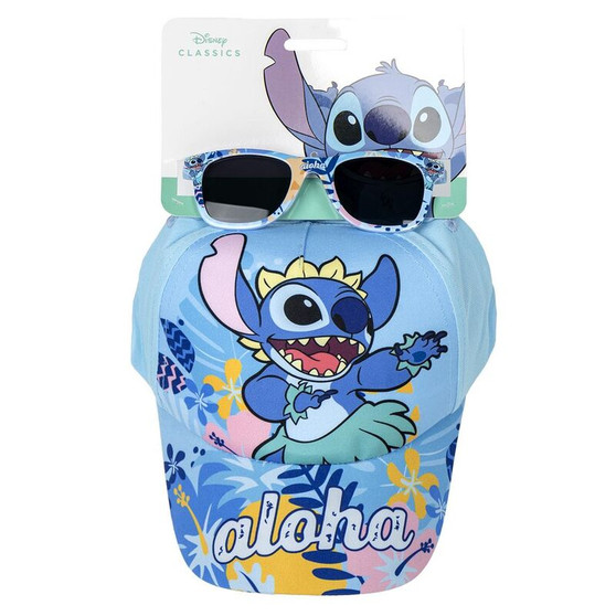 Disney Stitch Cap & UV Sunglasses