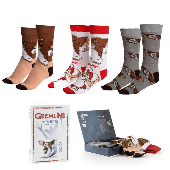 Adult Gremlins 3 Pack Socks
