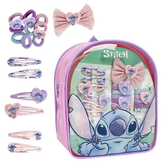Disney Stitch Hair Beauty Backpack Set