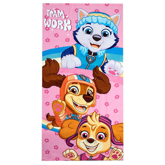 Paw Patrol Team Work Microfibre Beach Towel